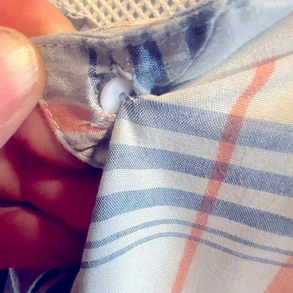 Columbia PFG Beadhead Guide Plaid L/S Shirt Size Large Pearl Snaps Outdoor - Picture 15 of 17